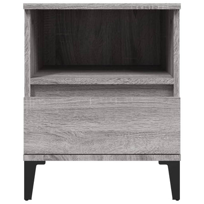 Berkfield Bedside Cabinet Grey Sonoma 40x35x50 cm