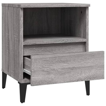 Berkfield Bedside Cabinet Grey Sonoma 40x35x50 cm