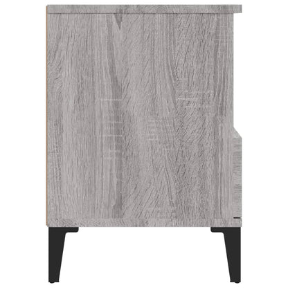 Berkfield Bedside Cabinet Grey Sonoma 40x35x50 cm