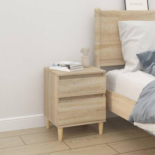 Berkfield Bedside Cabinet Sonoma Oak 40x35x50 cm