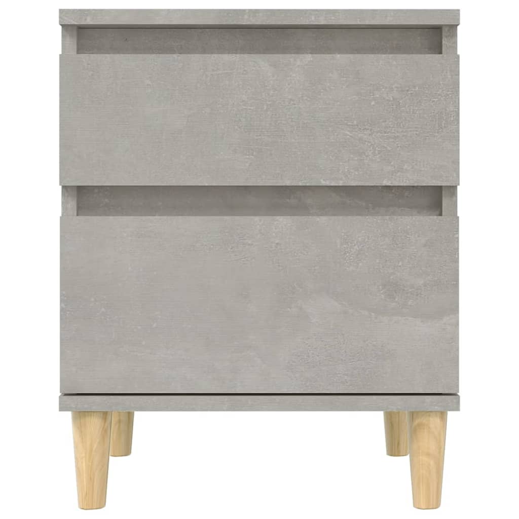 Berkfield Bedside Cabinet Concrete Grey 40x35x50 cm
