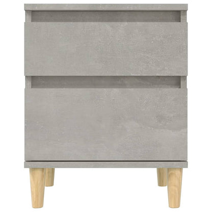 Berkfield Bedside Cabinet Concrete Grey 40x35x50 cm