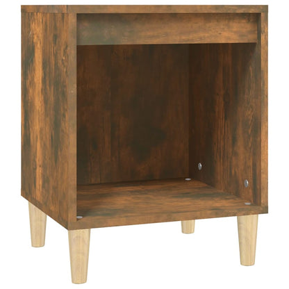 Berkfield Bedside Cabinets 2 pcs Smoked Oak 40x35x50 cm