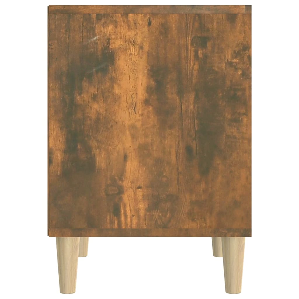 Berkfield Bedside Cabinets 2 pcs Smoked Oak 40x35x50 cm