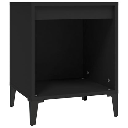 Berkfield Bedside Cabinet Black 40x35x50 cm
