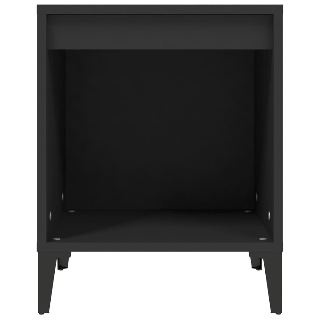 Berkfield Bedside Cabinet Black 40x35x50 cm