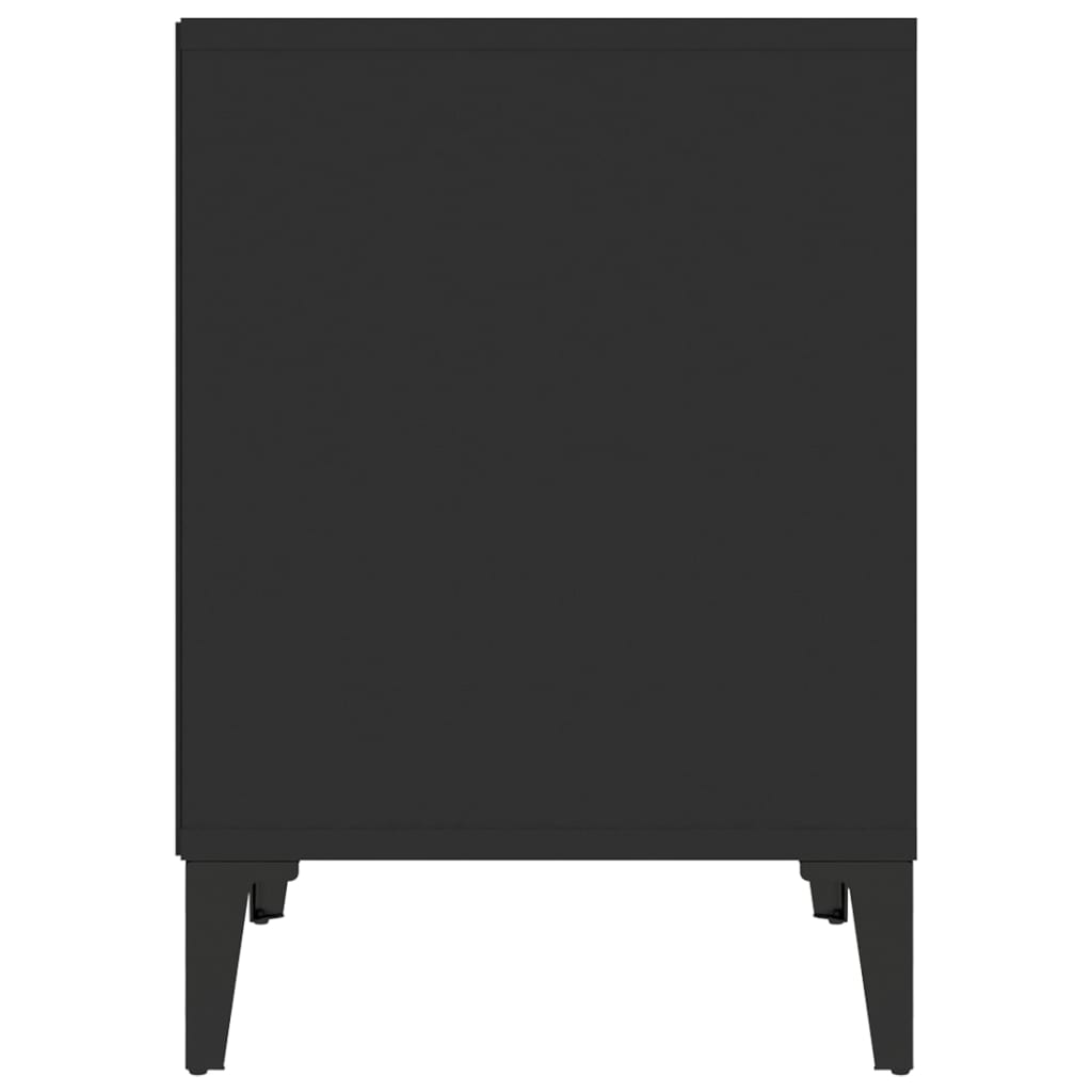 Berkfield Bedside Cabinet Black 40x35x50 cm