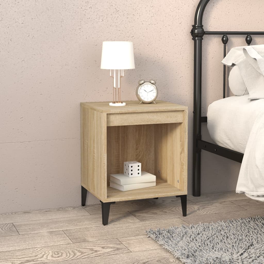 Berkfield Bedside Cabinets 2 pcs Sonoma Oak 40x35x50 cm