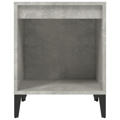Berkfield Bedside Cabinets 2 pcs Concrete Grey 40x35x50 cm