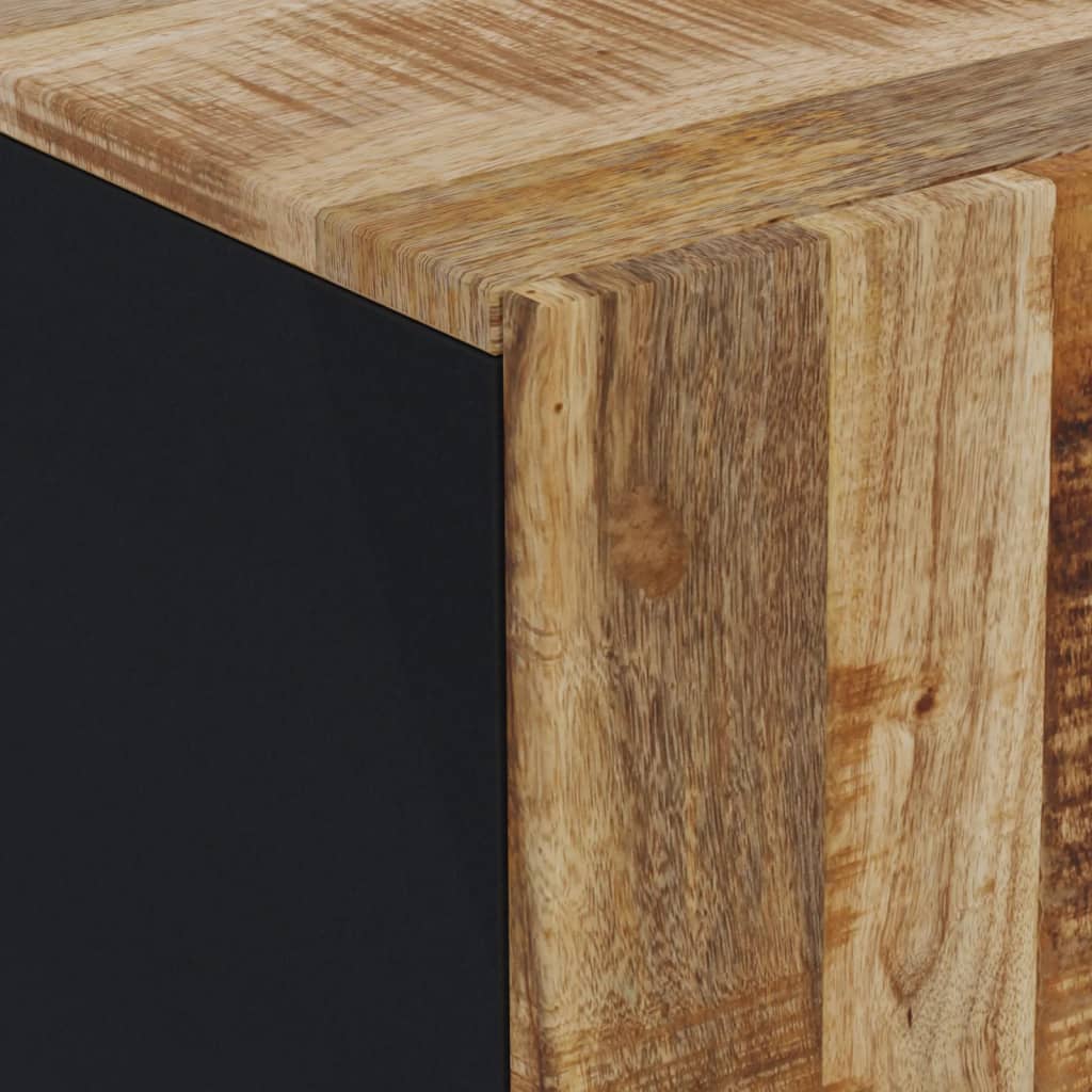 Berkfield Sideboards 3 pcs Rough Mango Wood