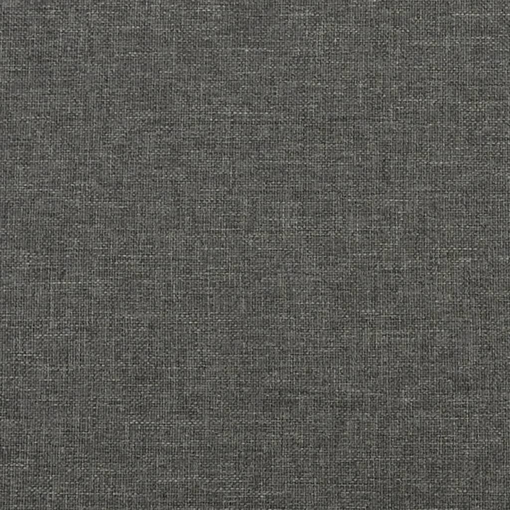Berkfield Box Spring Bed Frame Dark Grey 180x200 cm 6FT Super King Fabric