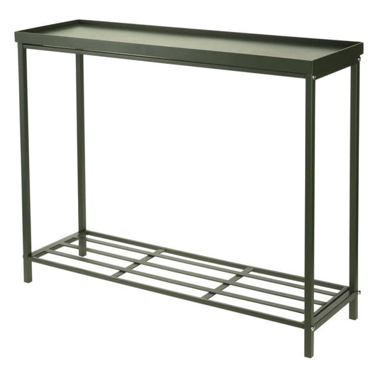 ProGarden Plant Stand 75x23x60 cm Matte Dark Green