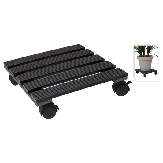 ProGarden Plant Trolley Square 29x29 cm Grey