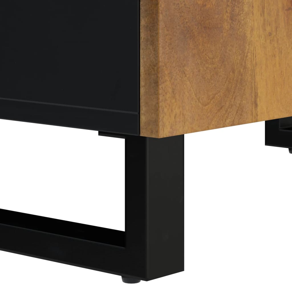 Berkfield 4 Piece Bathroom Furniture Set Solid Wood Mango