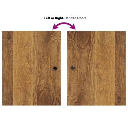 Berkfield 4 Piece Bathroom Furniture Set Solid Wood Mango