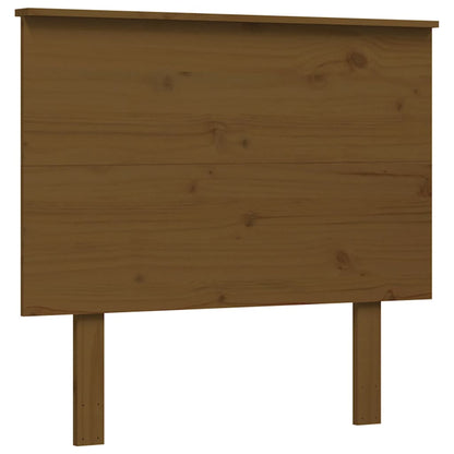 Berkfield Bed Frame with Headboard Honey Brown 90x200 cm Solid Wood