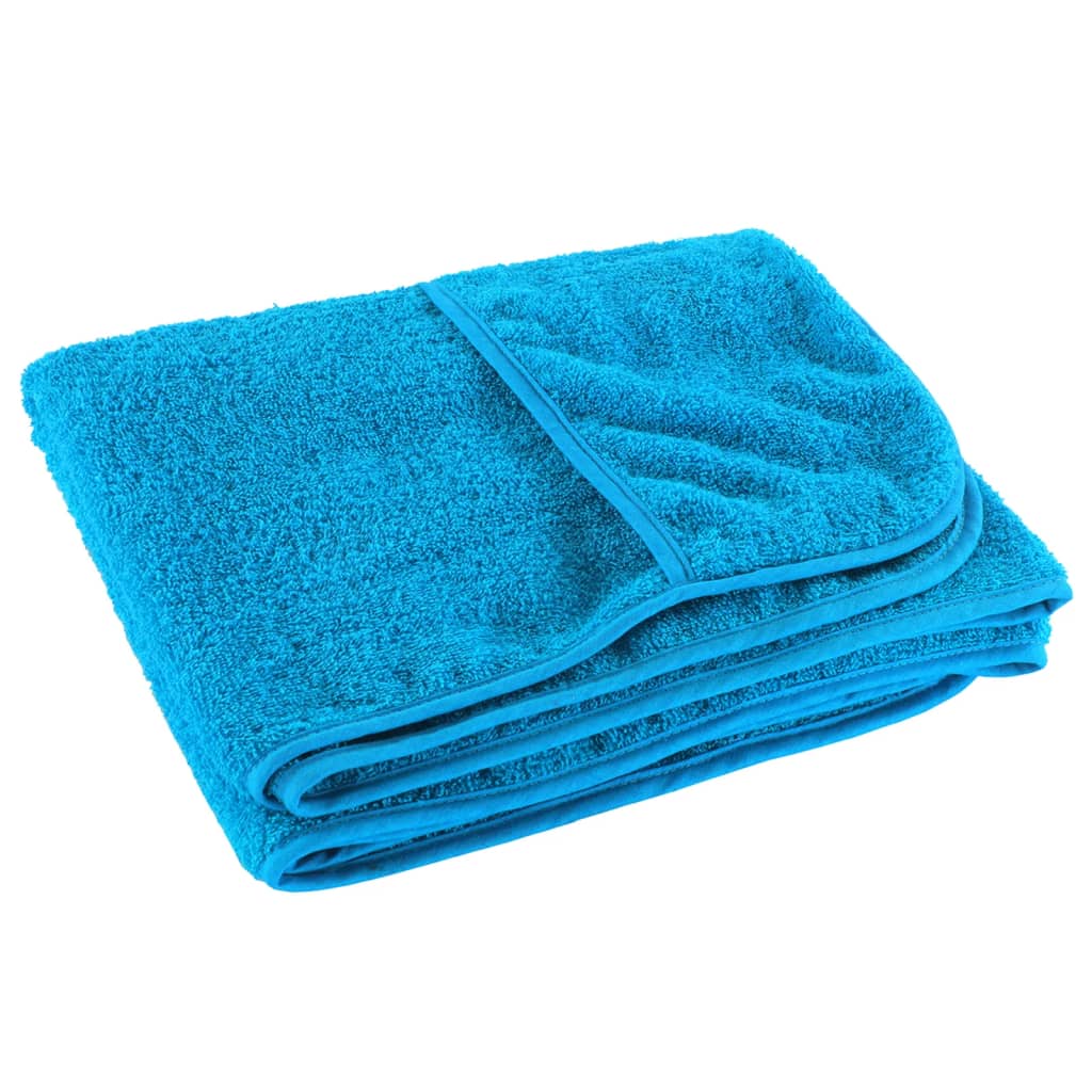 Berkfield Beach Towels 6 pcs Turquoise 60x135 cm Fabric 400 GSM