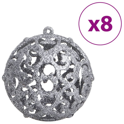 Berkfield Christmas Baubles 100 pcs Blue and Silver 3 / 4 / 6 cm