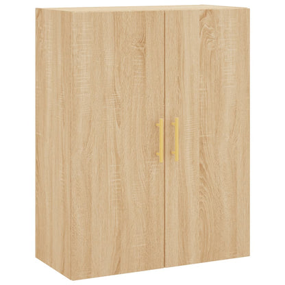 Berkfield Wall Mounted Cabinets 2 pcs Sonoma Oak 69.5x34x90 cm
