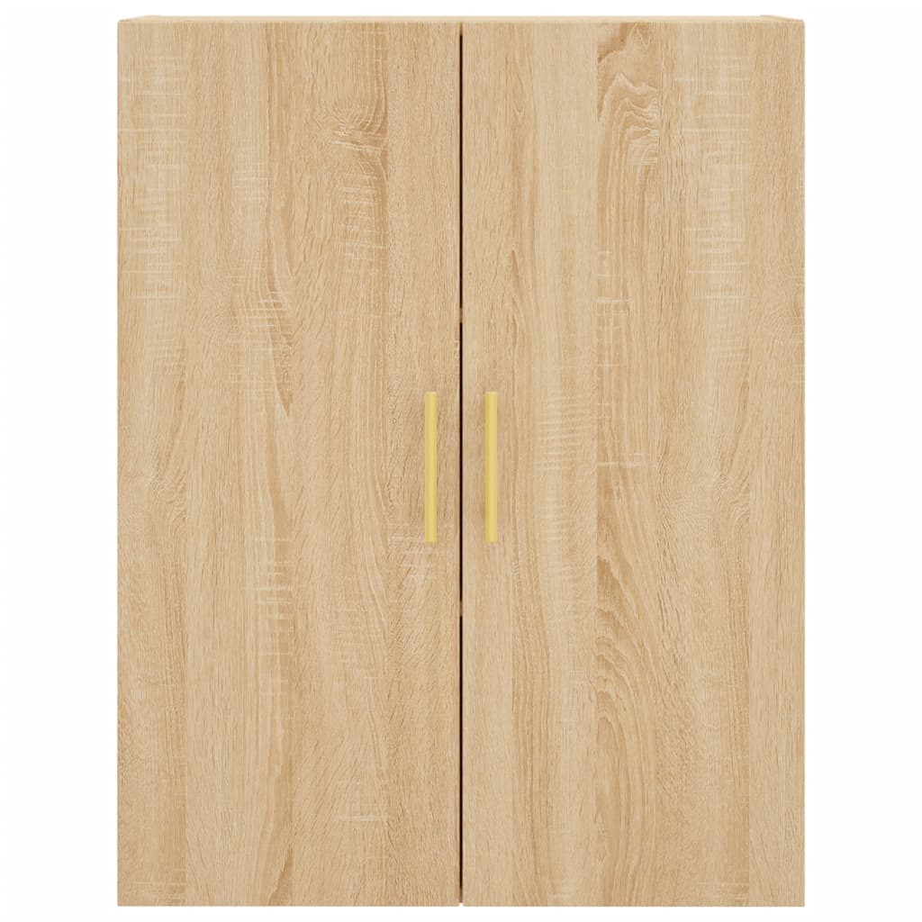 Berkfield Wall Mounted Cabinets 2 pcs Sonoma Oak 69.5x34x90 cm