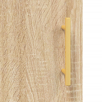 Berkfield Wall Mounted Cabinets 2 pcs Sonoma Oak 69.5x34x90 cm