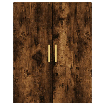 Berkfield Wall Mounted Cabinets 2 pcs Smoked Oak 69.5x34x90 cm
