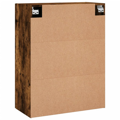 Berkfield Wall Mounted Cabinets 2 pcs Smoked Oak 69.5x34x90 cm