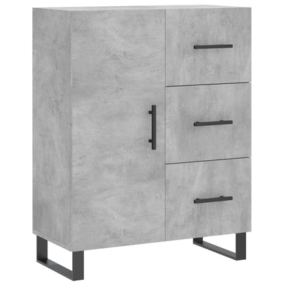 Berkfield Highboard Concrete Grey 69.5x34x180 cm Engineered Wood