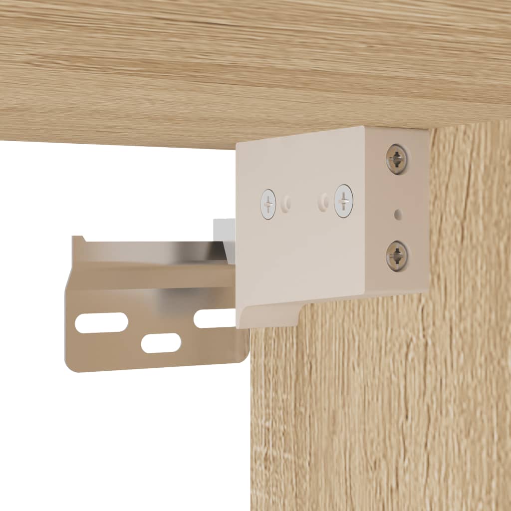 Berkfield Highboard Sonoma Oak 69.5x34x180 cm Engineered Wood