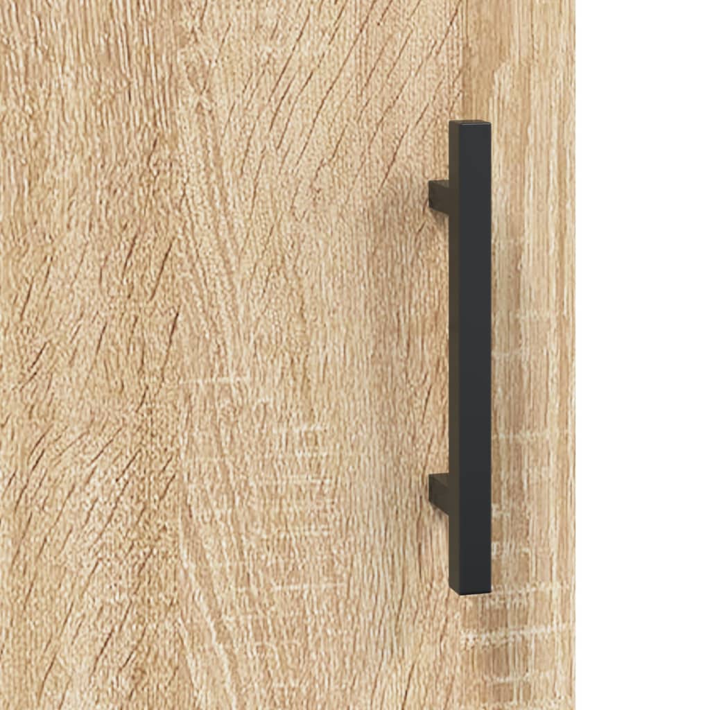 Berkfield Highboard Sonoma Oak 69.5x34x180 cm Engineered Wood
