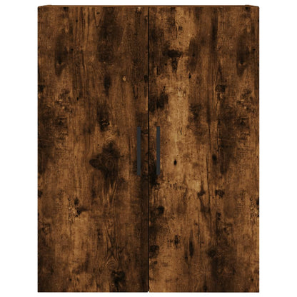 Berkfield Highboard Smoked Oak 69.5x34x180 cm Engineered Wood