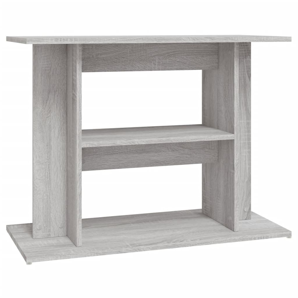 Berkfield Aquarium Stand Grey Sonoma 80x35x60 cm Engineered Wood