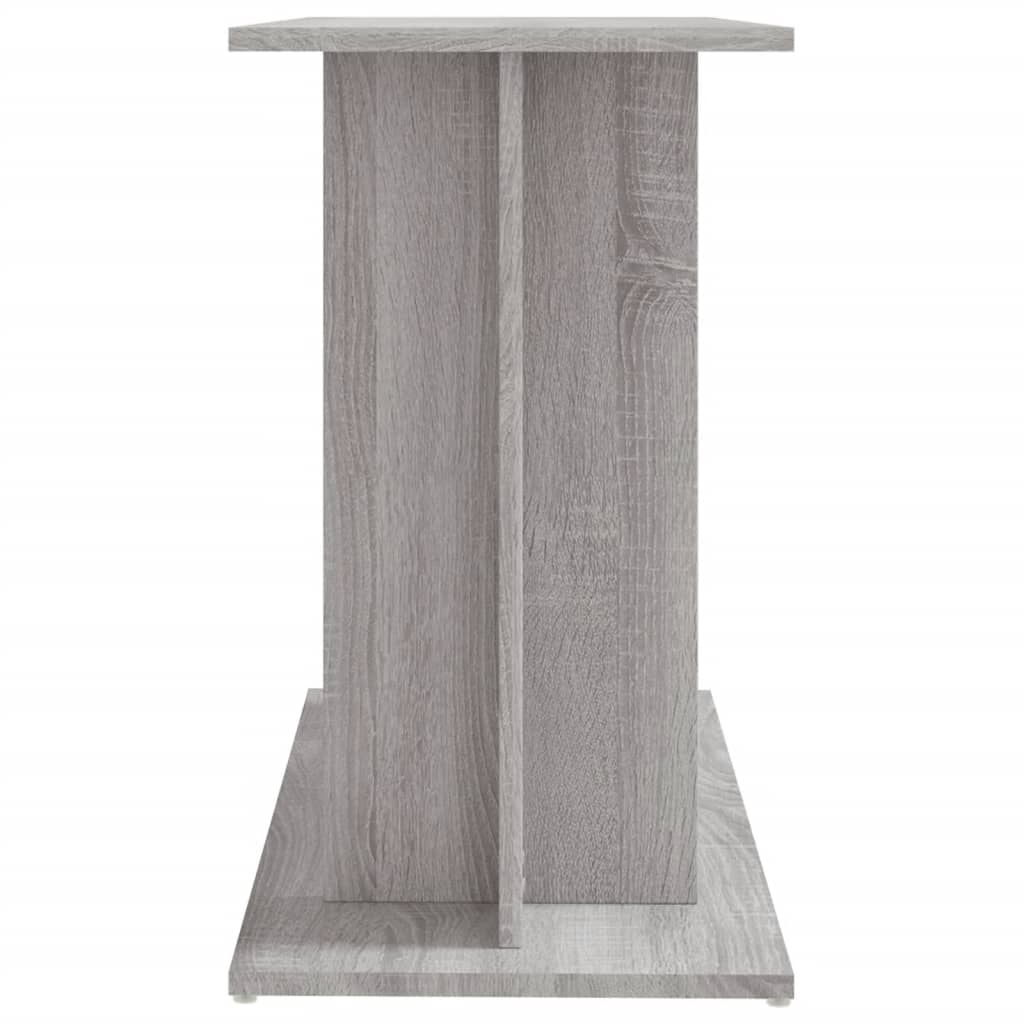 Berkfield Aquarium Stand Grey Sonoma 80x35x60 cm Engineered Wood