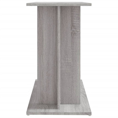 Berkfield Aquarium Stand Grey Sonoma 80x35x60 cm Engineered Wood