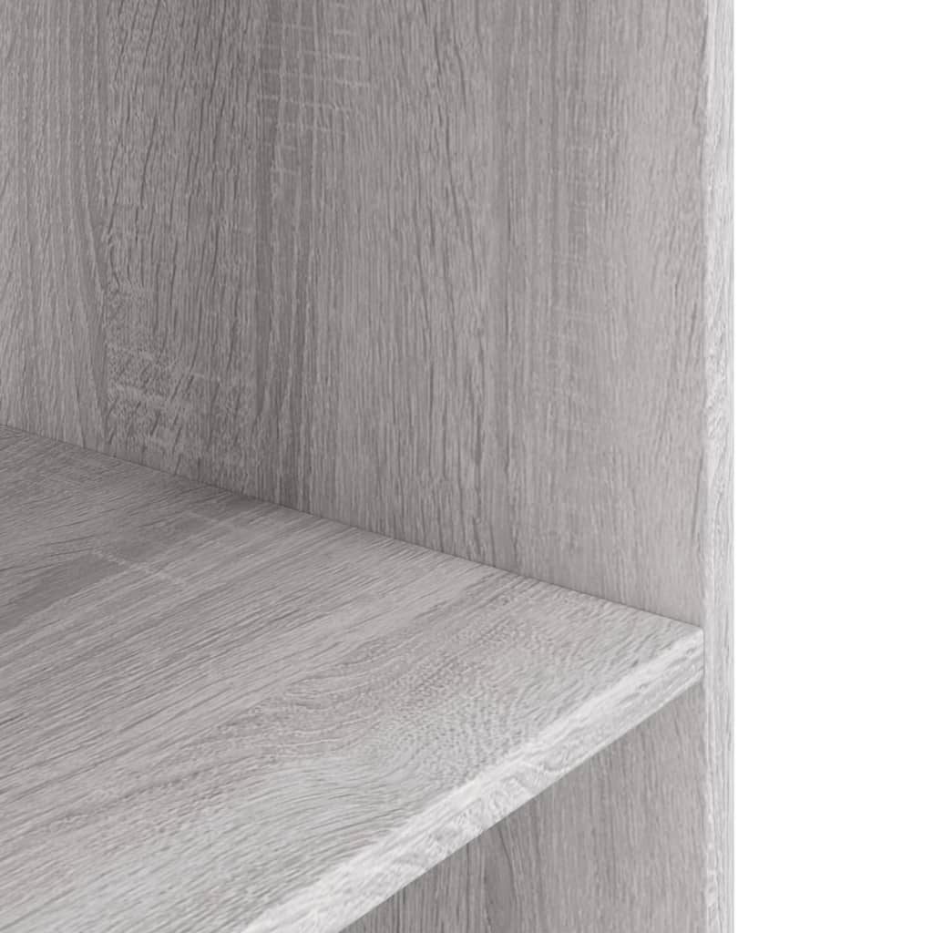 Berkfield Aquarium Stand Grey Sonoma 80x35x60 cm Engineered Wood