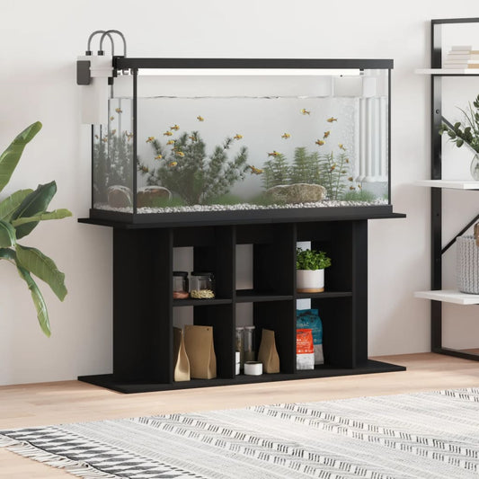 Berkfield Aquarium Stand Black 100x40x60 cm Engineered Wood
