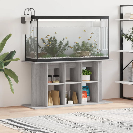 Berkfield Aquarium Stand Concrete Grey 120x40x60 cm Engineered Wood