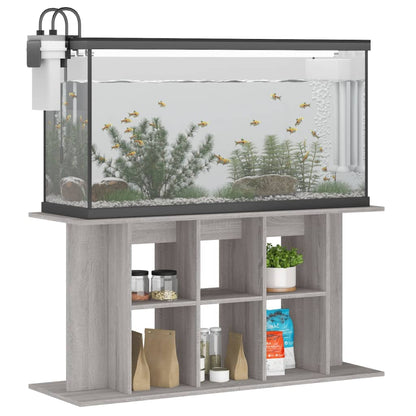 Berkfield Aquarium Stand Grey Sonoma 120x40x60 cm Engineered Wood