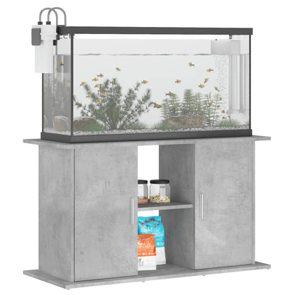 Berkfield Aquarium Stand Concrete Grey 101x41x58 cm Engineered Wood