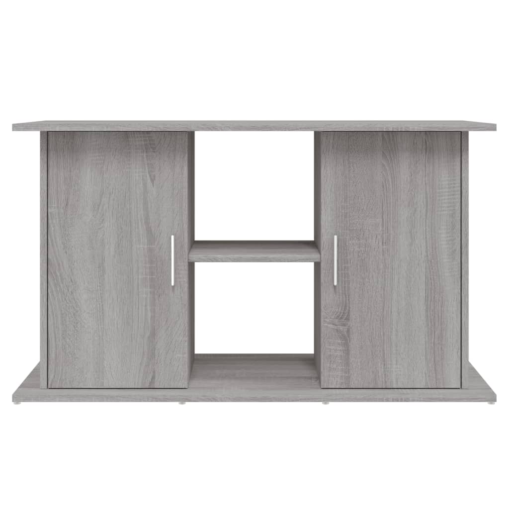 Berkfield Aquarium Stand Grey Sonoma 101x41x58 cm Engineered Wood