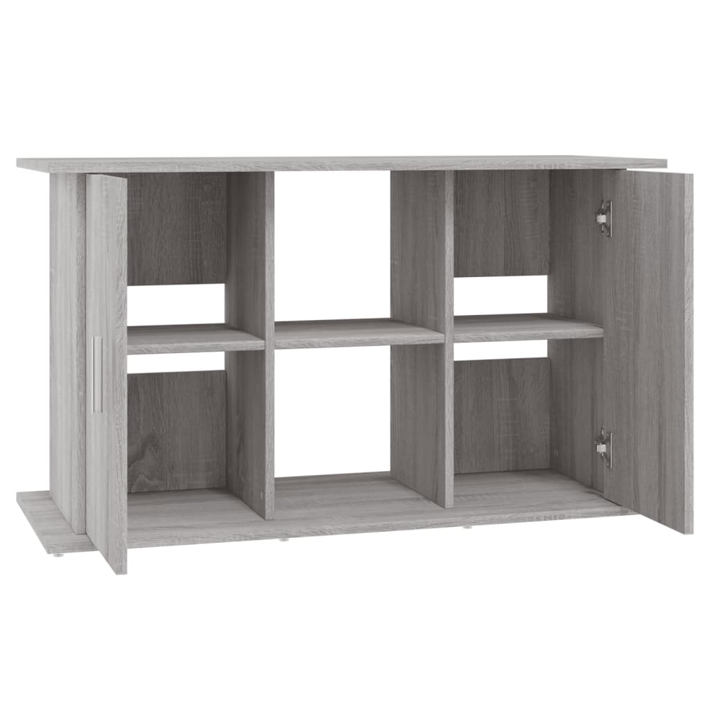 Berkfield Aquarium Stand Grey Sonoma 101x41x58 cm Engineered Wood