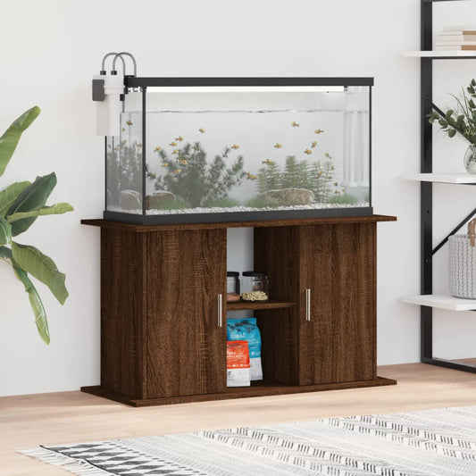 Berkfield Aquarium Stand Brown Oak 101x41x58 cm Engineered Wood