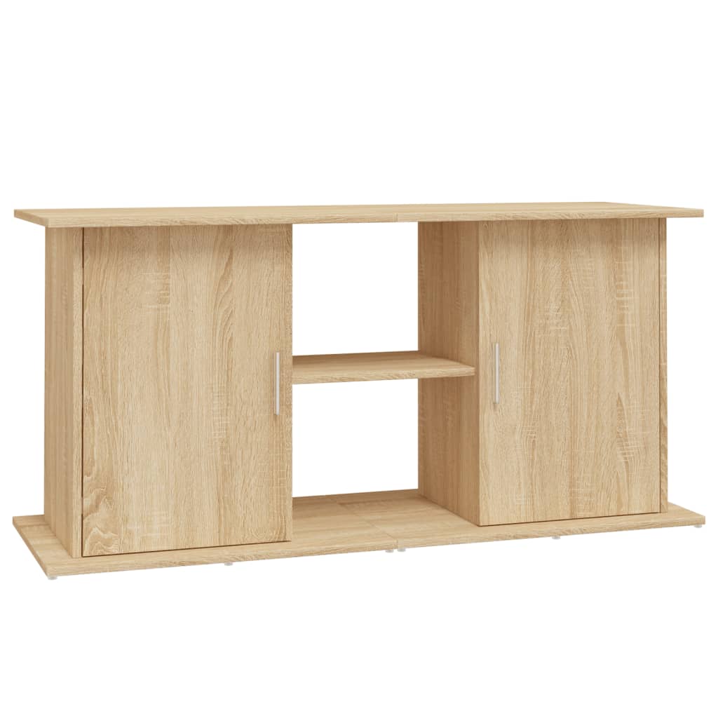 Berkfield Aquarium Stand Sonoma Oak 121x41x58 cm Engineered Wood