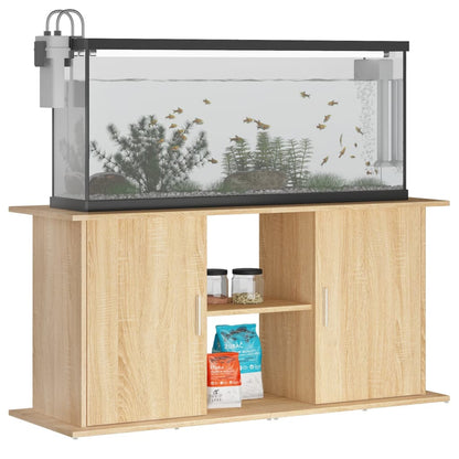Berkfield Aquarium Stand Sonoma Oak 121x41x58 cm Engineered Wood
