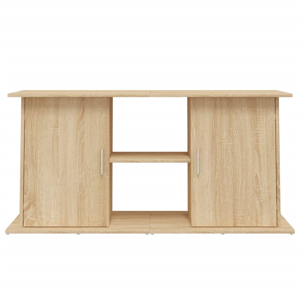 Berkfield Aquarium Stand Sonoma Oak 121x41x58 cm Engineered Wood