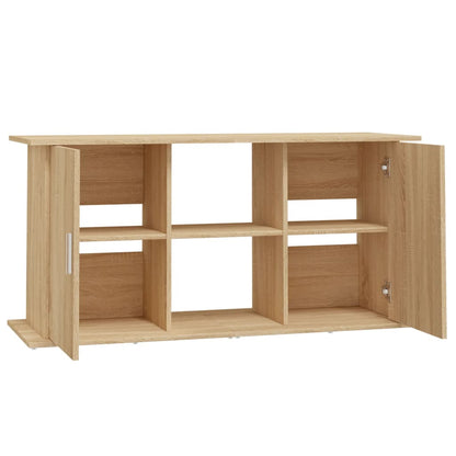 Berkfield Aquarium Stand Sonoma Oak 121x41x58 cm Engineered Wood