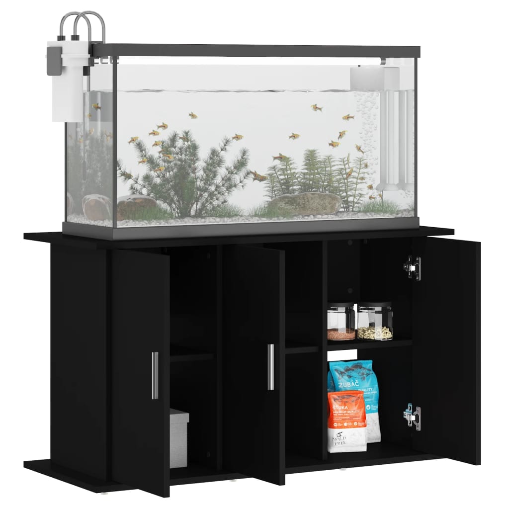 Berkfield Aquarium Stand Black 101x41x58 cm Engineered Wood