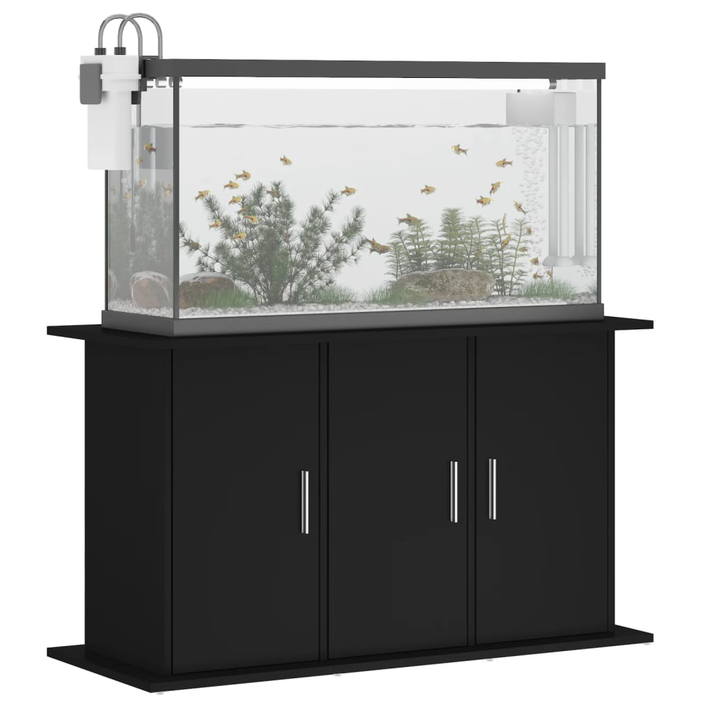 Berkfield Aquarium Stand Black 101x41x58 cm Engineered Wood