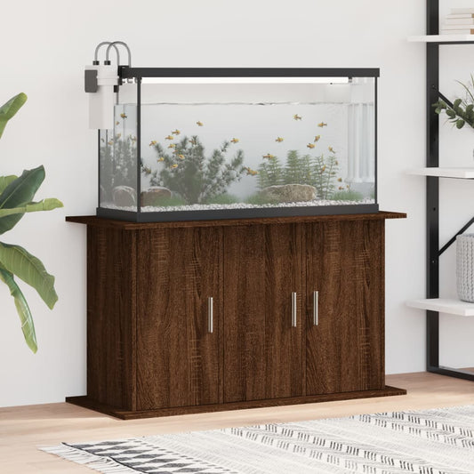 Berkfield Aquarium Stand Brown Oak 101x41x58 cm Engineered Wood