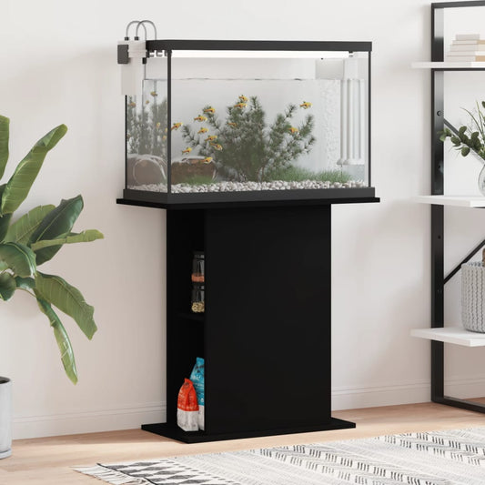 Berkfield Aquarium Stand Black 36x75x72.5 cm Engineered Wood